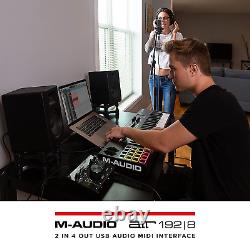 M-Audio AIR 192x8 USB C MIDI Audio Interface for Recording Music, Vocal, Guitar