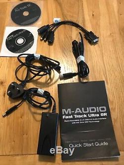 M-Audio Fast Track Ultra 8R 8x8 USB 2 Audio Interface with MX Core DSP Technology