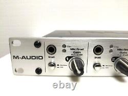 M-Audio Fast Track Ultra 8R Audio Interface USB 2.0 Input Output with power supply