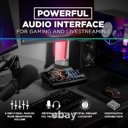 M-Audio M-Game Dual RGB Dual USB Audio Interface Mixer for Streaming and Gaming