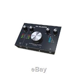 M-Audio M-Track 2X2M USB Audio MIDI Interface + Cubase LE & Air Software Plugins