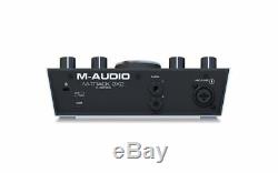 M-Audio M-Track 2X2 2-input/2-output USB Audio Interface FREE shipping Worldwide