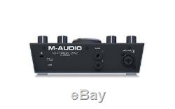 M-Audio M-Track 2X2 USB Audio Interface Recording Bundle Pro Tools First Plugins