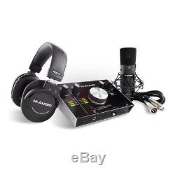 M-Audio M-Track 2X2 Vocal Studio Pro Home Recording Studio USB Interface Package