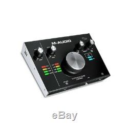 M-Audio M-Track 2X2 Vocal Studio Pro Recording Studio USB Interface Inc Warranty