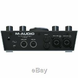 M-Audio M-Track 2x2M C-Series USB-C Audio Recording MIDI Interface
