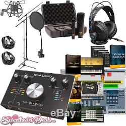 M-Audio M-Track 2x2M Home Recording Bundle Studio Package with Cubase
