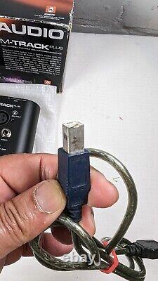 M-Audio M-Track Plus Two-Channel Portable USB Audio and MIDI Interface Boxed