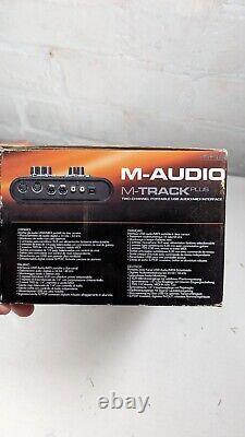 M-Audio M-Track Plus Two-Channel Portable USB Audio and MIDI Interface Boxed