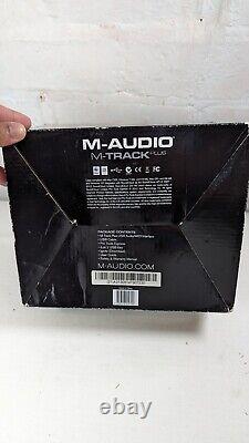 M-Audio M-Track Plus Two-Channel Portable USB Audio and MIDI Interface Boxed