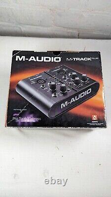 M-Audio M-Track Plus Two-Channel Portable USB Audio and MIDI Interface Boxed