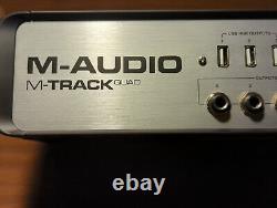 M-Audio M-Track Quad, 4 channel USB Audio Interface