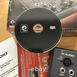 M-Audio M-Track Two 2 Channel USB Audio MIDI Interface Boxed & Working