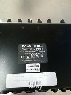 M-Audio Model Fast Track Ultra 8R USB 2.0 Audio Interface Tested and Working