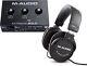 M-audio Studio Equipment Bundle M-track Solo Usb Audio Interface And Over Ear
