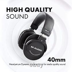 M-Audio Studio Equipment Bundle M-Track Solo USB Audio Interface and Over Ear