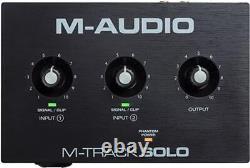 M-audio M-Track Solo USB Audio Interface Musical Instrument