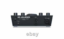 M-audio M-track 2x2 2-input/2-output Usb Audio Interface Free Shipping