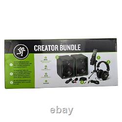 Mackie Creator Bundle Studio Monitors, USB Microphone and Headphones EX-DEMO