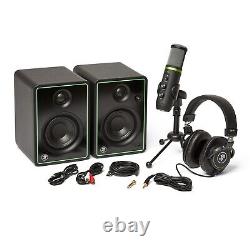 Mackie Creator Bundle Studio Monitors, USB Microphone and Headphones EX-DEMO