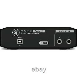 Mackie Onyx Artist 1-2 1x2 USB Audio Interface with Mophead Cable Pro Bundle