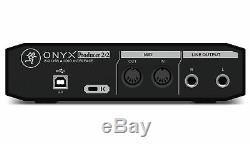 Mackie Onyx Producer 2.2 2x2 USB Audio MIDI Recording Studio Interface