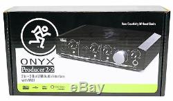 Mackie Onyx Producer 2.2 2x2 USB Audio MIDI Recording Studio Interface
