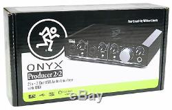 Mackie Onyx Producer 2.2 2x2 USB Audio MIDI Recording Studio Interface