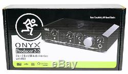 Mackie Onyx Producer 2.2 USB Audio Recording Interface+Studio Mic+Headphones