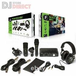 Mackie Producer Bundle Interface DJ Studio Package inc Headphones & Microphones