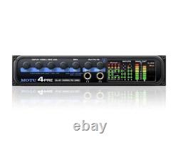 Motu 4pre 6x8 hybrid firewire usb audio interface with mic preamps