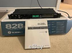 Motu 828X Thunderbolt/Hi-Speed USB Audio interface. PLEASE READ DESCRIPTION