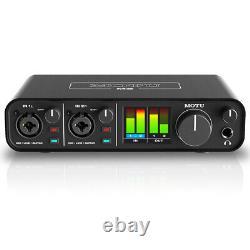 Motu M2 2x2 USB Audio Interface with Studio Quality Sound