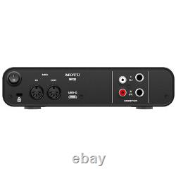 Motu M2 2x2 USB Audio Interface with Studio Quality Sound