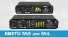 Motu M2 Und M4 Usb Audio Interfaces Mit Klang In Studioqualit T
