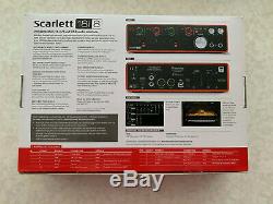 NEW Focusrite Scarlett 18i8 (2nd Gen) 18x8 USB Audio Interface with4 Preamplifiers