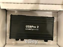 NEW Sound Devices USBPre 2 Microphone USB 3.0 Live Audio Interface Bus Powering
