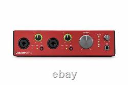 New Focusrite Clarett+ 2PRE USB-C 10-in/4-Out Audio Interface for Mac/PC KRK