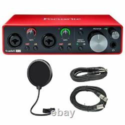 New Focusrite Scarlett 2i2 2x2 USB Audio Interface (3rd Generation)