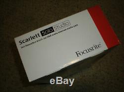 New Focusrite Scarlett Solo Studio USB Audio Interface/Recording Set 2nd Gen
