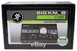 New Mackie Big Knob Studio 3x2 Monitor Controller 96kHz USB I/O + Headphones