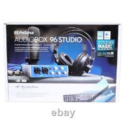 New PreSonus AudioBox 96 Studio Complete Recording Kit (Blue Edition)