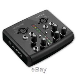 Original M-Audio M-Track Usb Audio Interface Sound Card External 2 In 2 Out 649