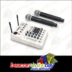 PA Mixer Console USB Audio Interface built-in Cordless microphone system effects