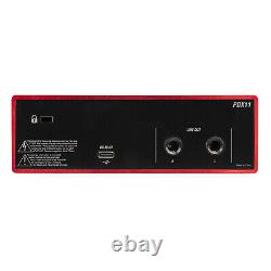 PDX11 Solo USB Audio Interface for Recording with Microphone Preamp 24/192 USB-C