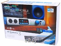 PRESONUS STUDIO 192 MOBILE 22x26 USB 3.0 Audio Interface Studio Command Center