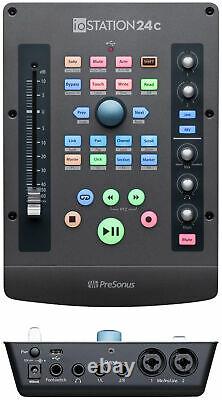 PRESONUS ioStation 24c 2x2 USB-C Audio Recording interface Production Controller