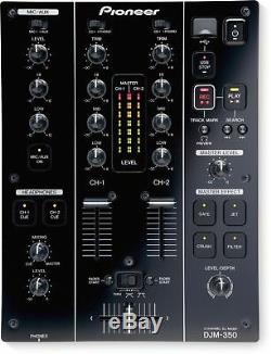 Pioneer Djm-350 Dj Mixer Record Direct Onto Usb Audio Interface Playback Effects