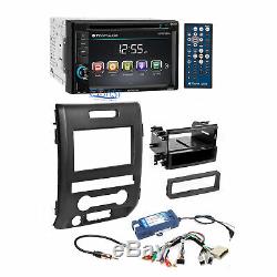 Planet Audio Bluetooth Stereo Dash Kit Harness Interface for 2009-14 Ford F-150