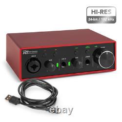 Power Dynamics PDX11 USB Audio Interface for Mixing & Recording 24/192